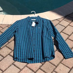 Men’s Hollister long sleeve button down shirt
